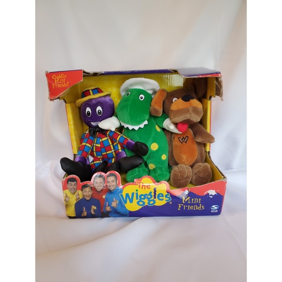 The Wiggles Mini Friends Henry Octopus Dorothy Dinosaur Wags Dog Plush Toys 2003